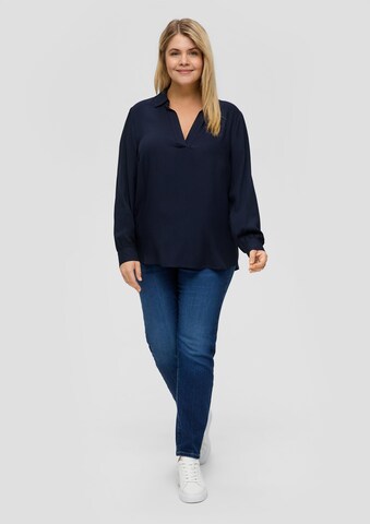 s.Oliver Red Label Plus Blouse in Blue