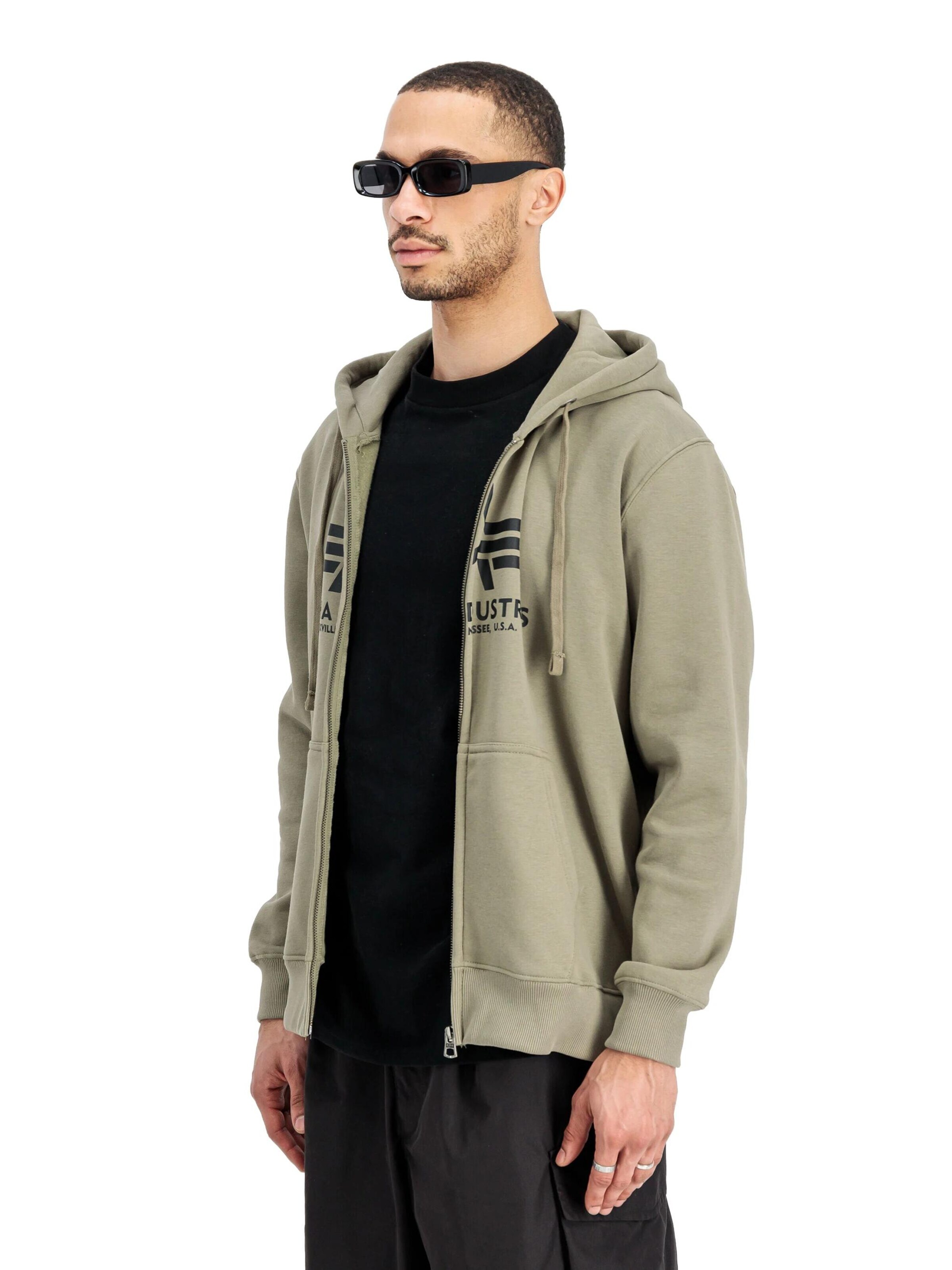 ALPHA INDUSTRIES Sweatjacke‌‌‌‌‌‌‌‌‌ in Grün