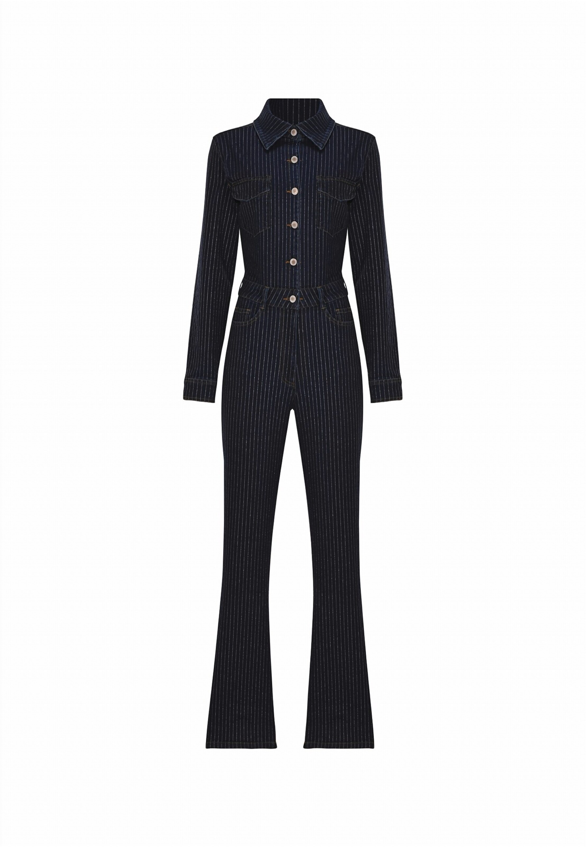 FRESHLIONS Jumpsuit 'Danika' in Blauw: voorkant