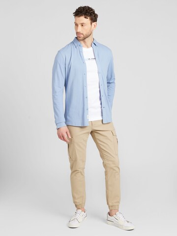 JACK & JONES Slimfit Cargohose 'JJMarco Joe' in Beige
