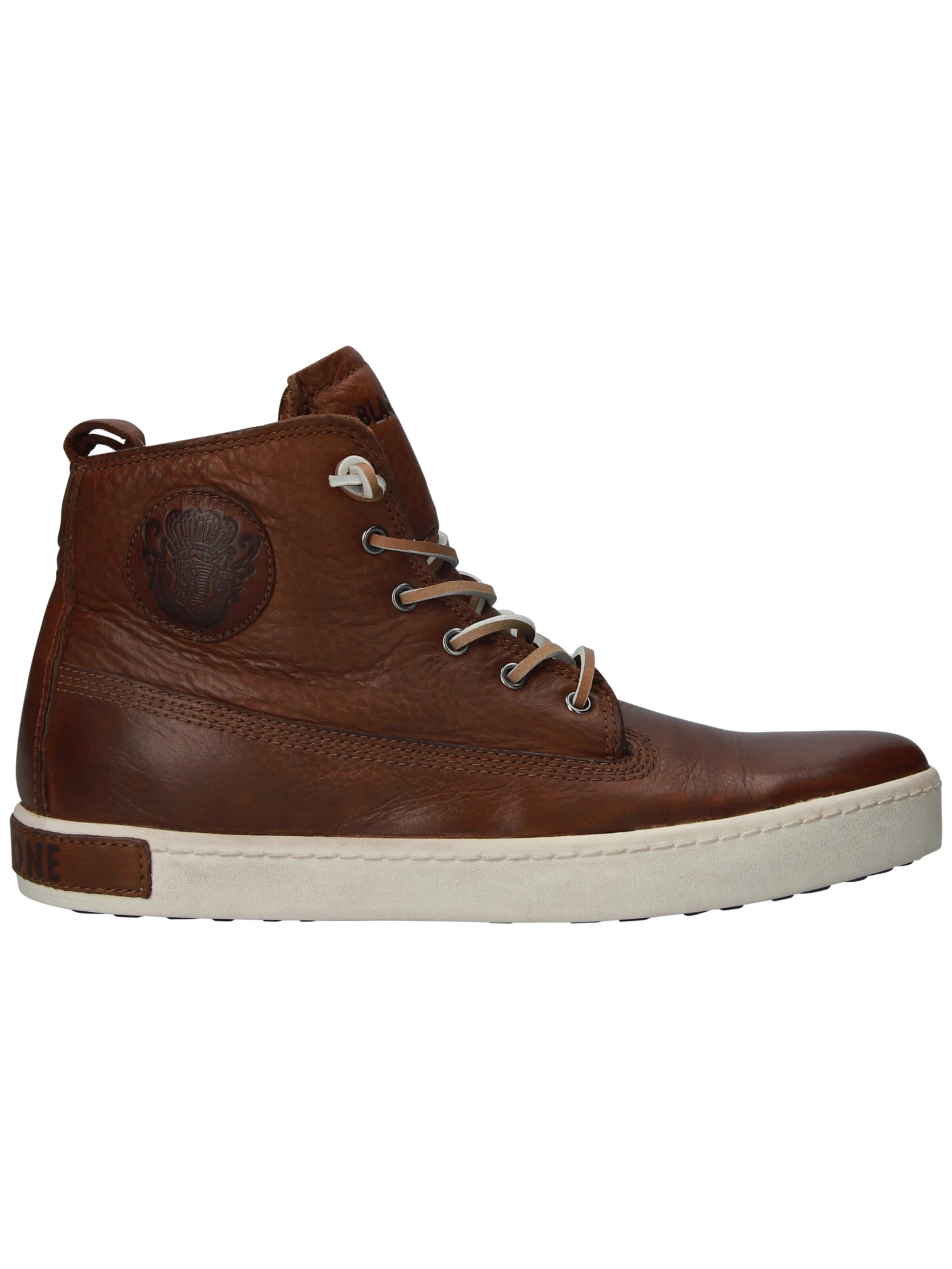 BLACKSTONE High-Top Sneakers 'Icon Am02' in Brown: front