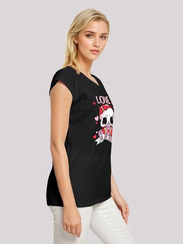 T-shirt 'Anti Valentinstag LOVE is in the air' F4NT4STIC en noir