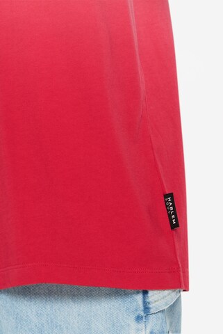 Harlem Soul PAU-LA T-Shirt Oversized Dip Dyed in Rot