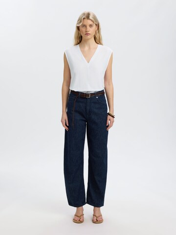 Chemisier 'SLFberta Bellis' SELECTED en blanc