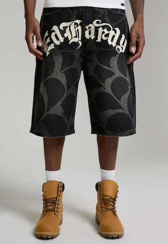 Ed Hardy Baggy Джинсы 'Cobweb' в Черный: спереди