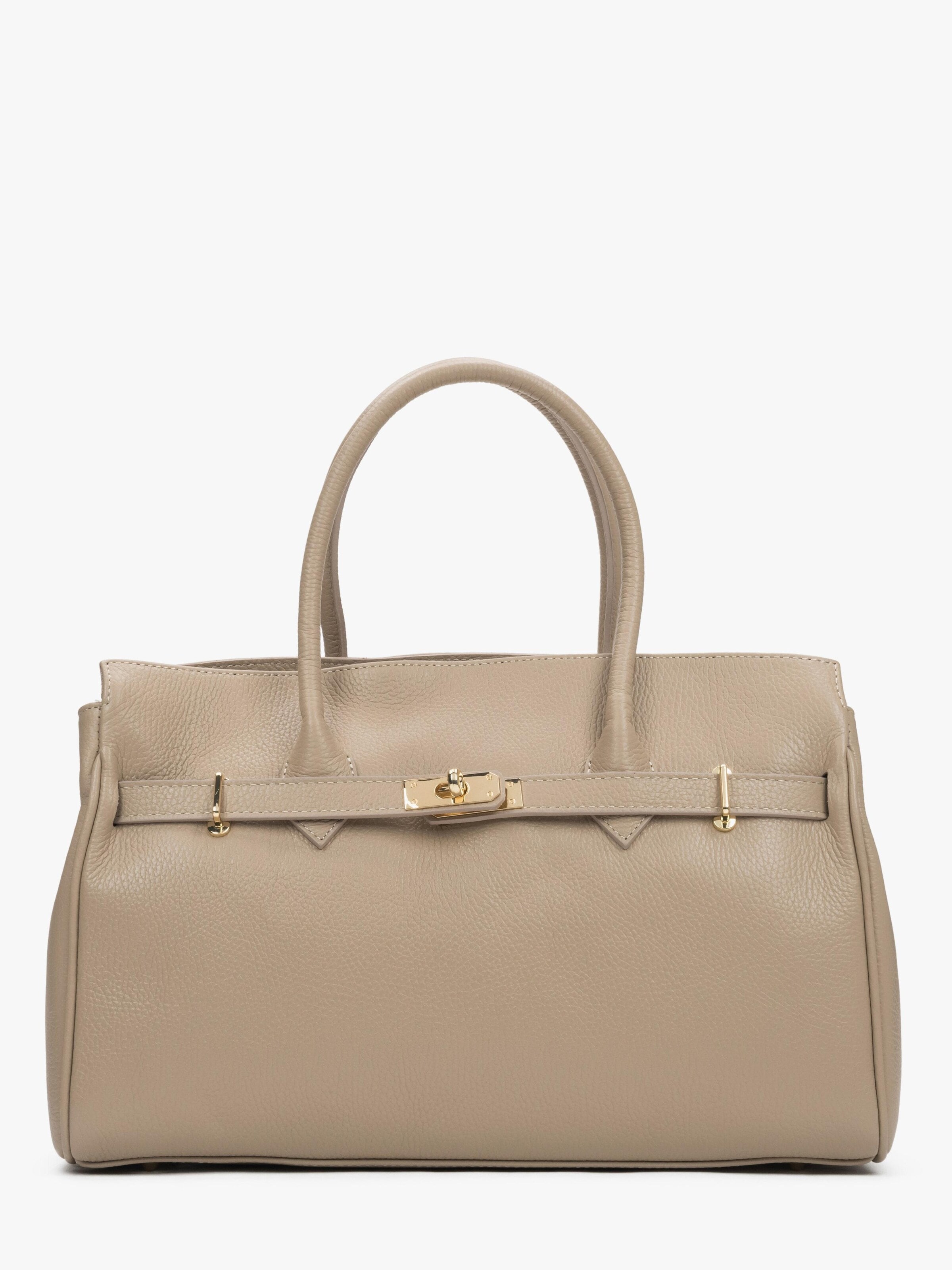 Estro Handtas '2429' in Beige: voorkant
