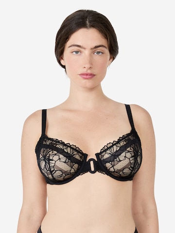 ETAM Balconette Rintaliivi 'Hedonisme' värissä musta