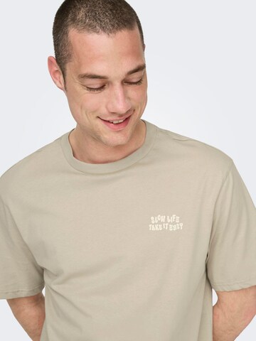 T-Shirt 'MACE' Only & Sons en gris