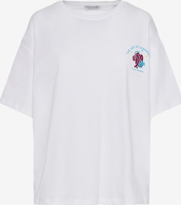 balta Funky Buddha Marškinėliai: priekis