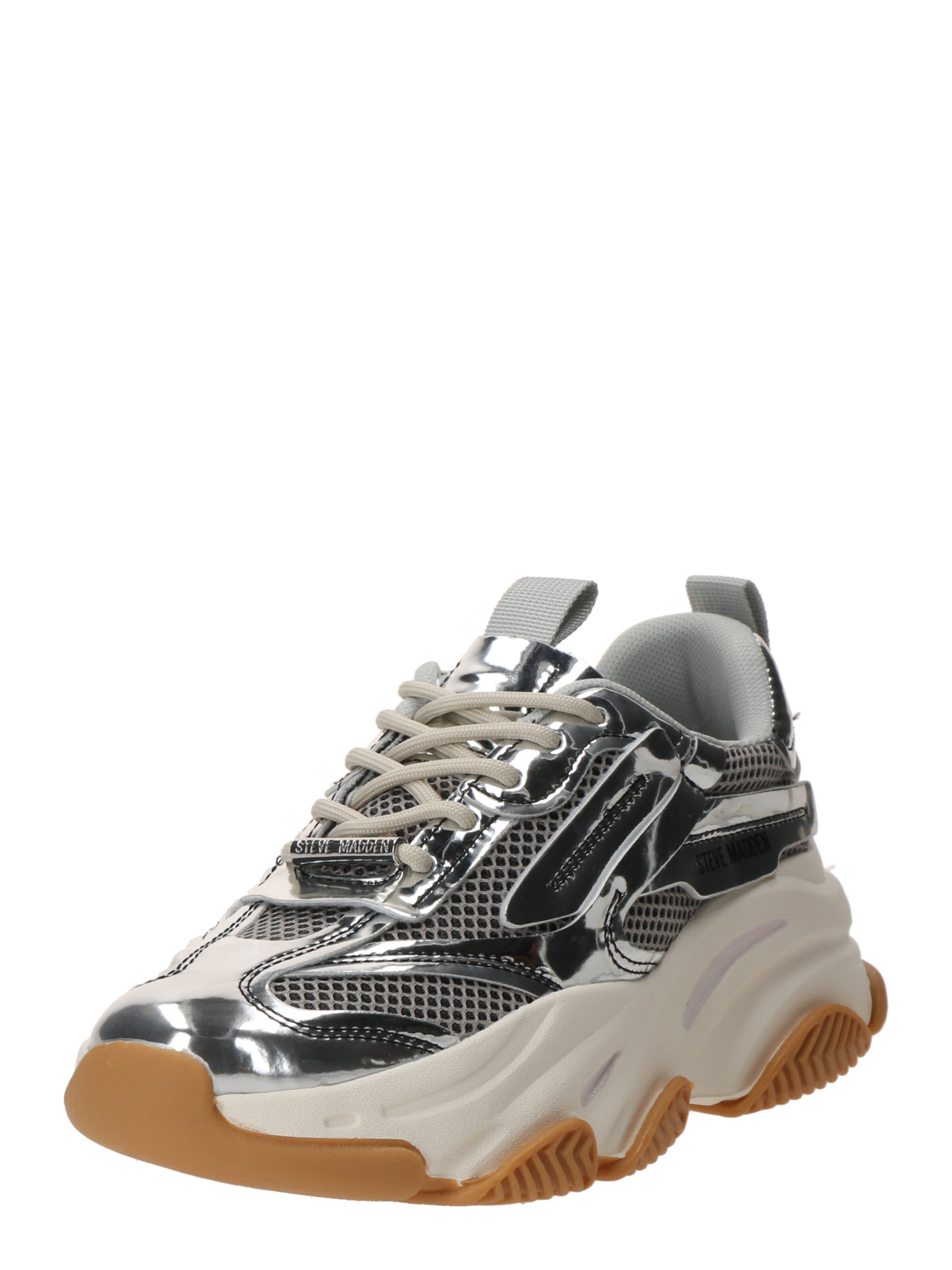 Sneaker bassa 'POSSESSION' di STEVE MADDEN in argento: frontale