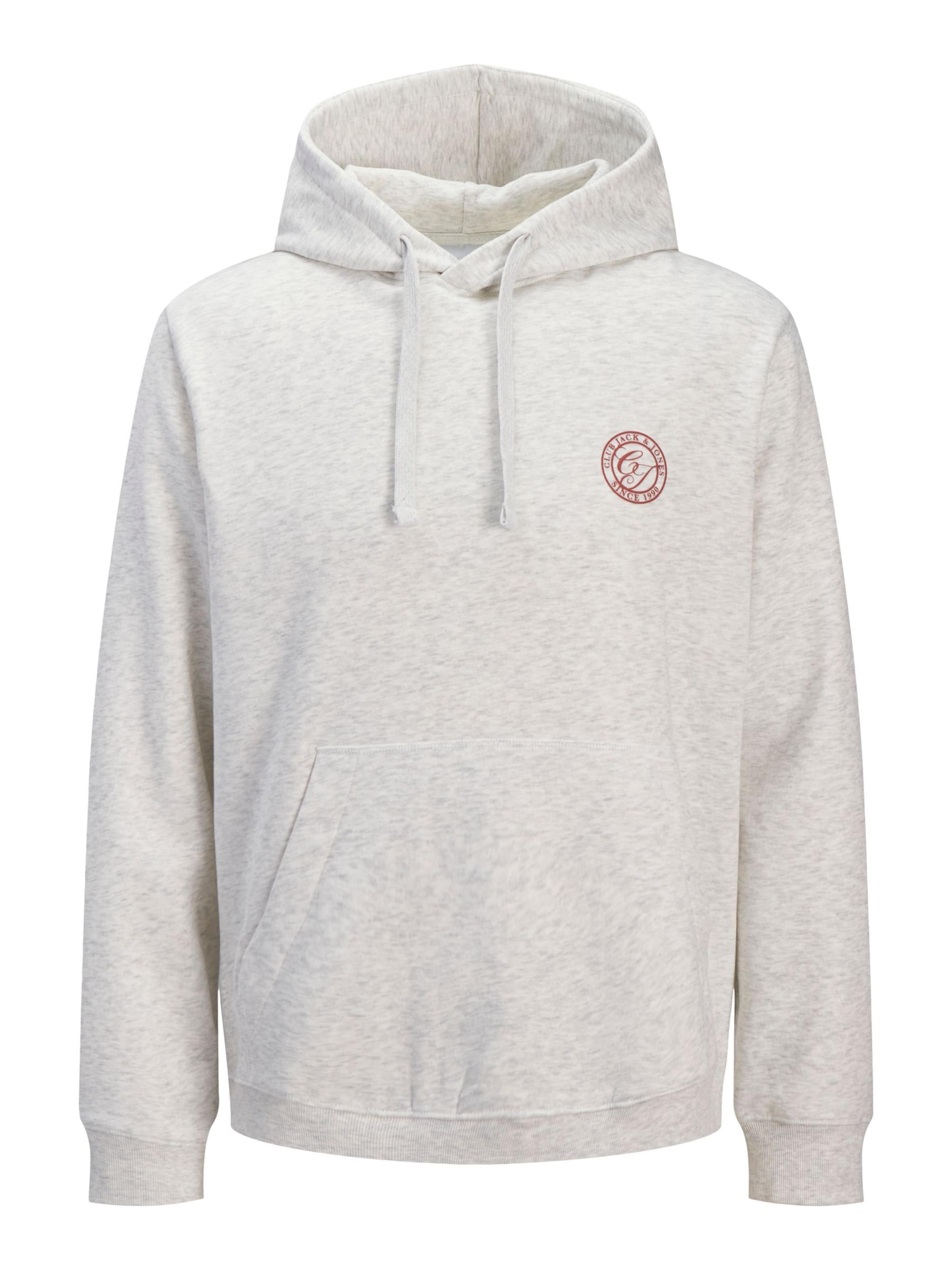 JACK & JONES Sweatshirt in White: front