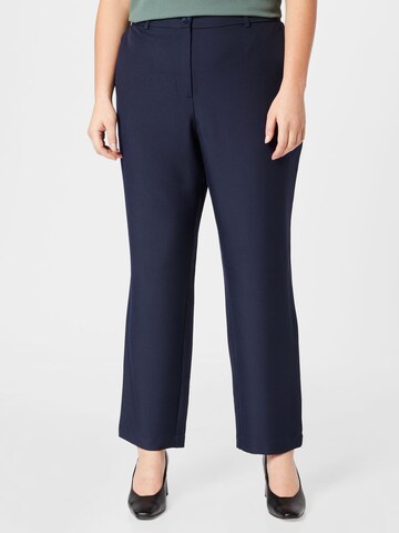 Regular Pantalon chino 'Thea' ONLY Carmakoma en bleu : devant