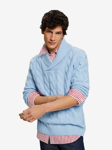 Pull-over ESPRIT en bleu : devant