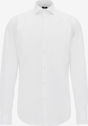 BOSS Slim fit Business Shirt 'Jaiden' in White: front