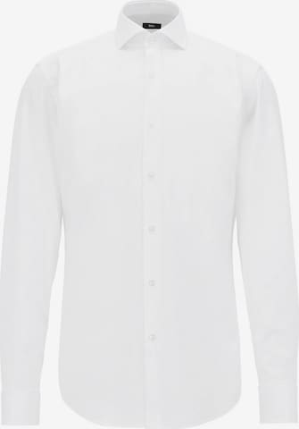 BOSS Orange Business Shirt 'Jaiden' in White: front