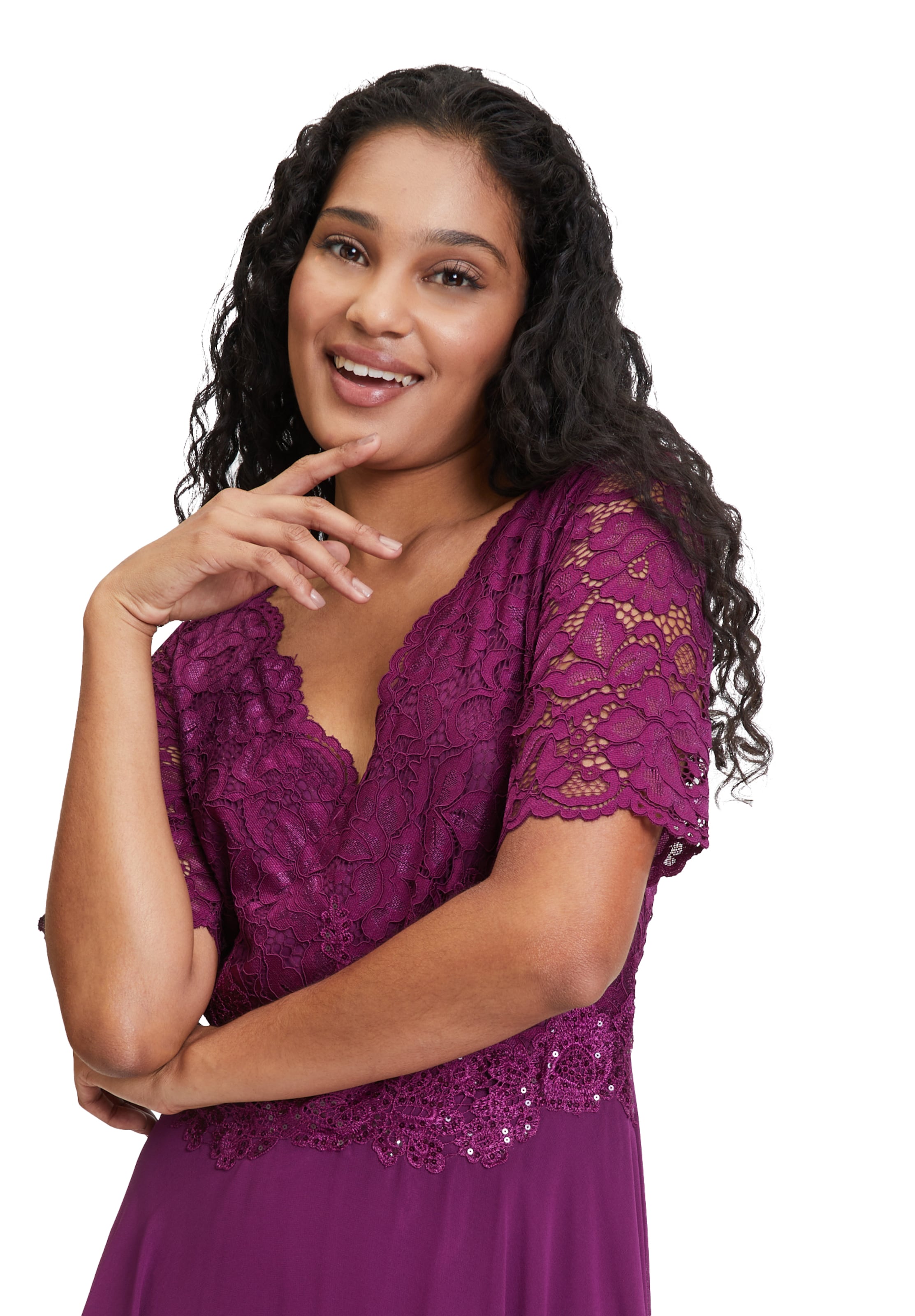 Vera Mont Večerna obleka | vijolična barva