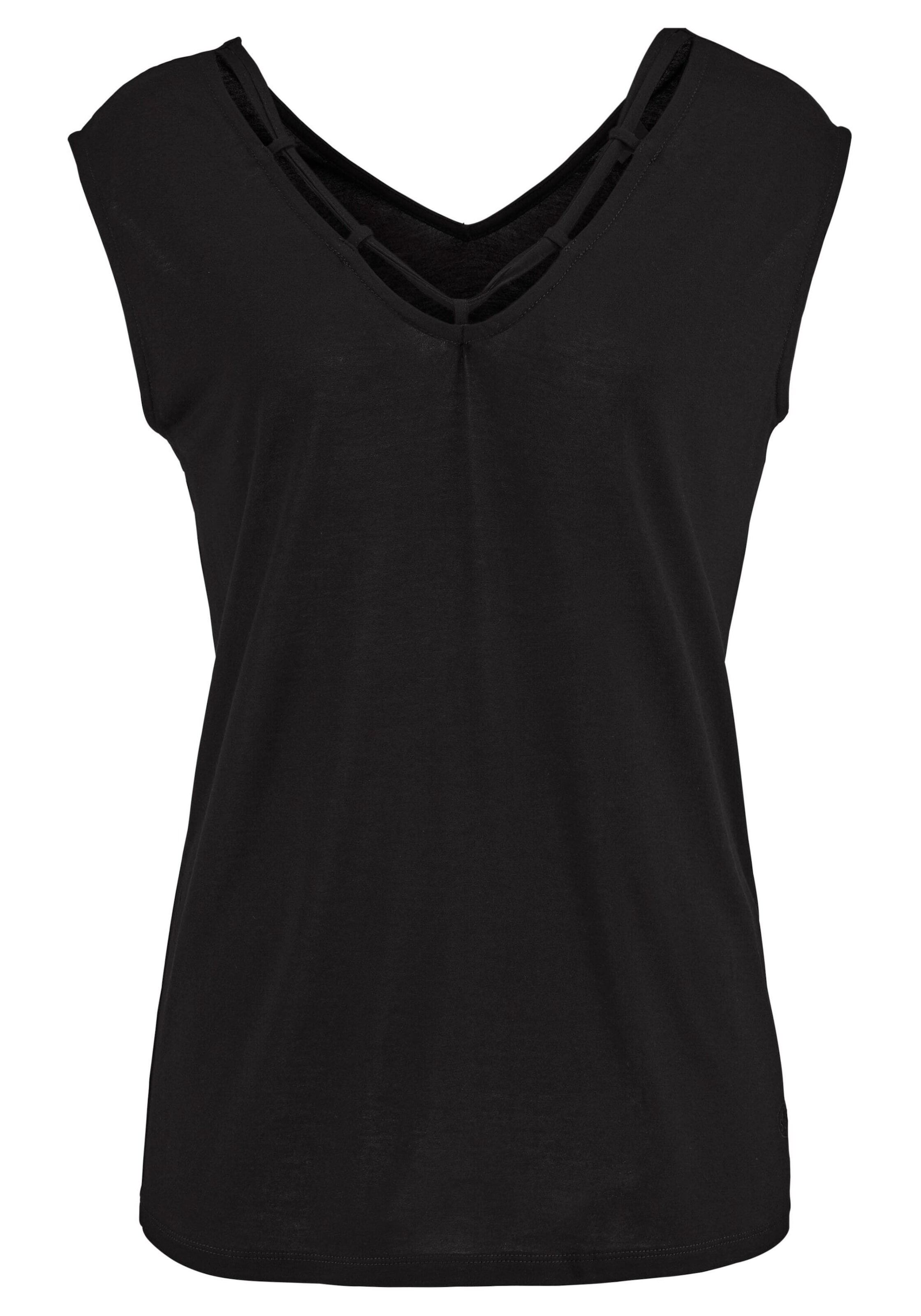 s.Oliver - Camiseta en negro: frente