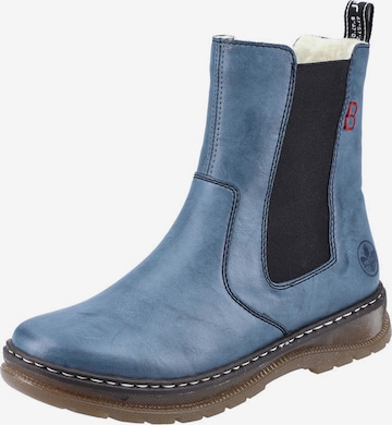 Rieker Chelsea boots i blå: framsida