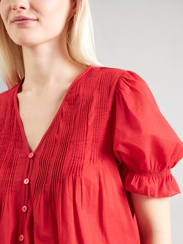 Camicia da donna di Abercrombie & Fitch in rosso
