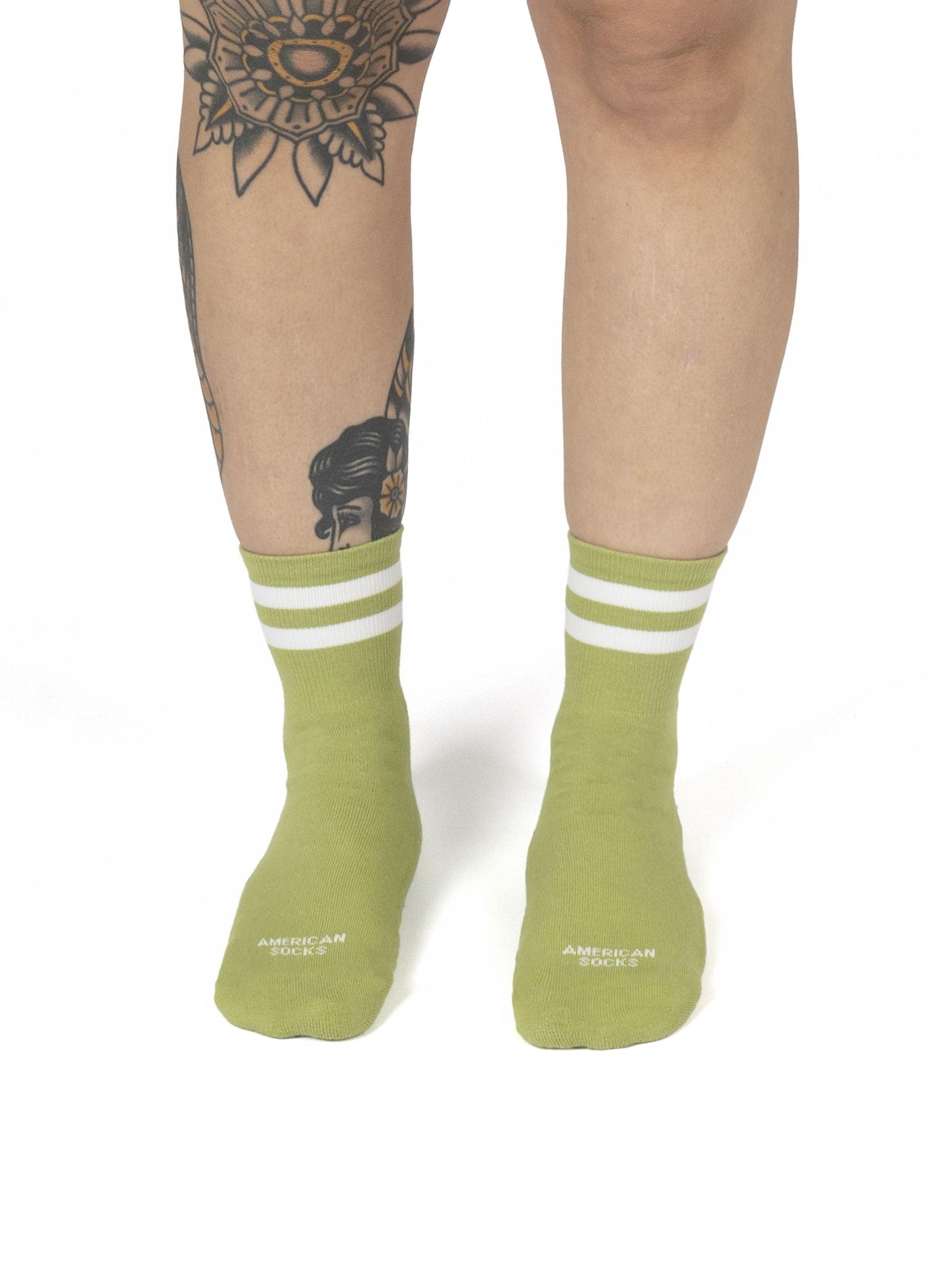 American Socks Ankle Socks 'Grogu' in Green