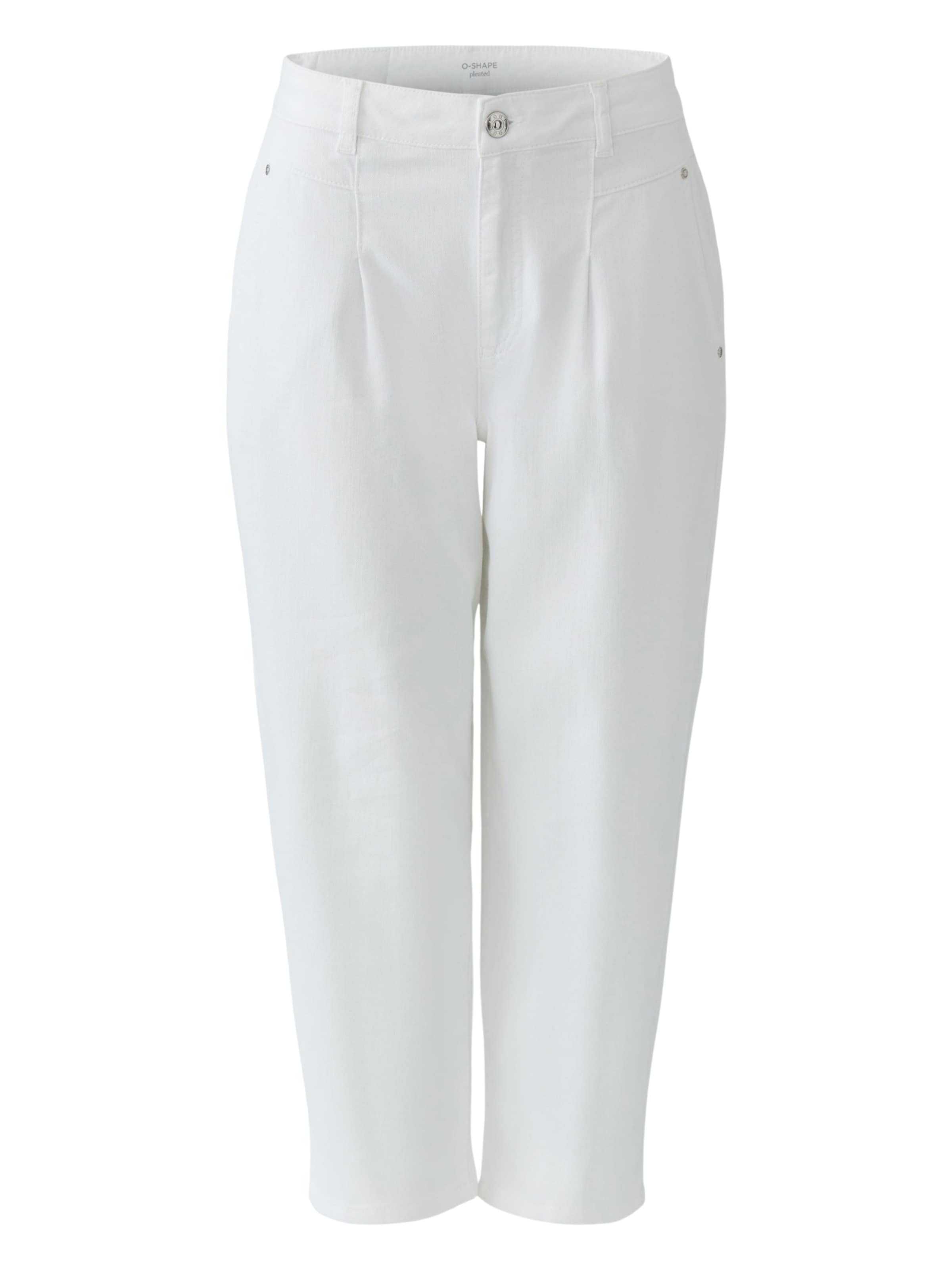 OUI Tapered Jeans in Weiß: Vorderseite