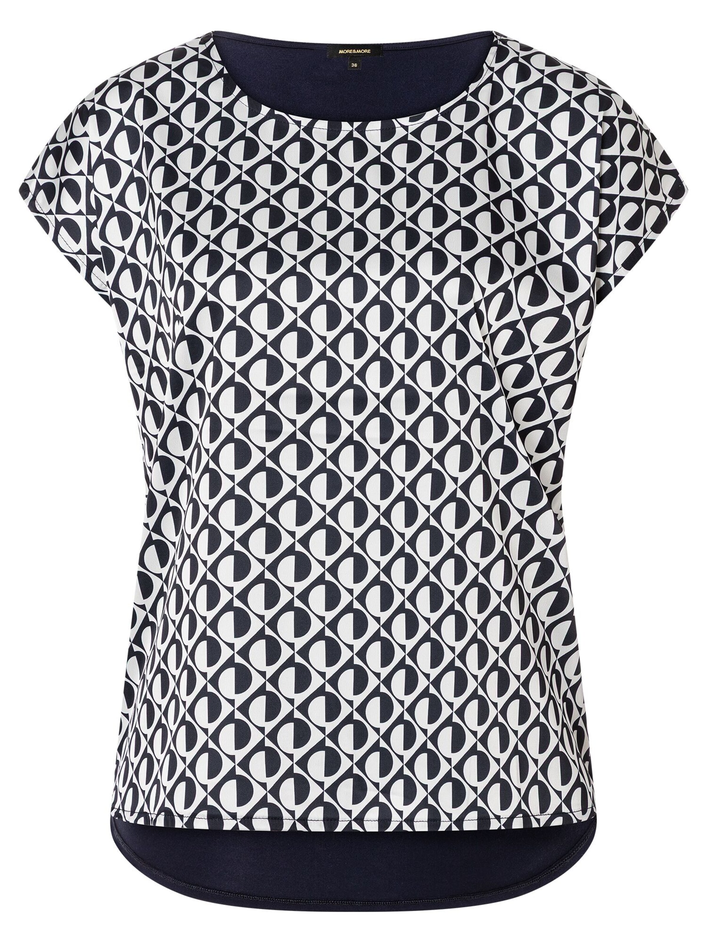 Tricou de la MORE & MORE pe alb: față