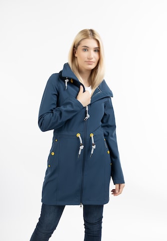 Schmuddelwedda Raincoat in Blue: front