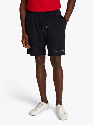 Regular Pantalon TOMMY HILFIGER en bleu : devant