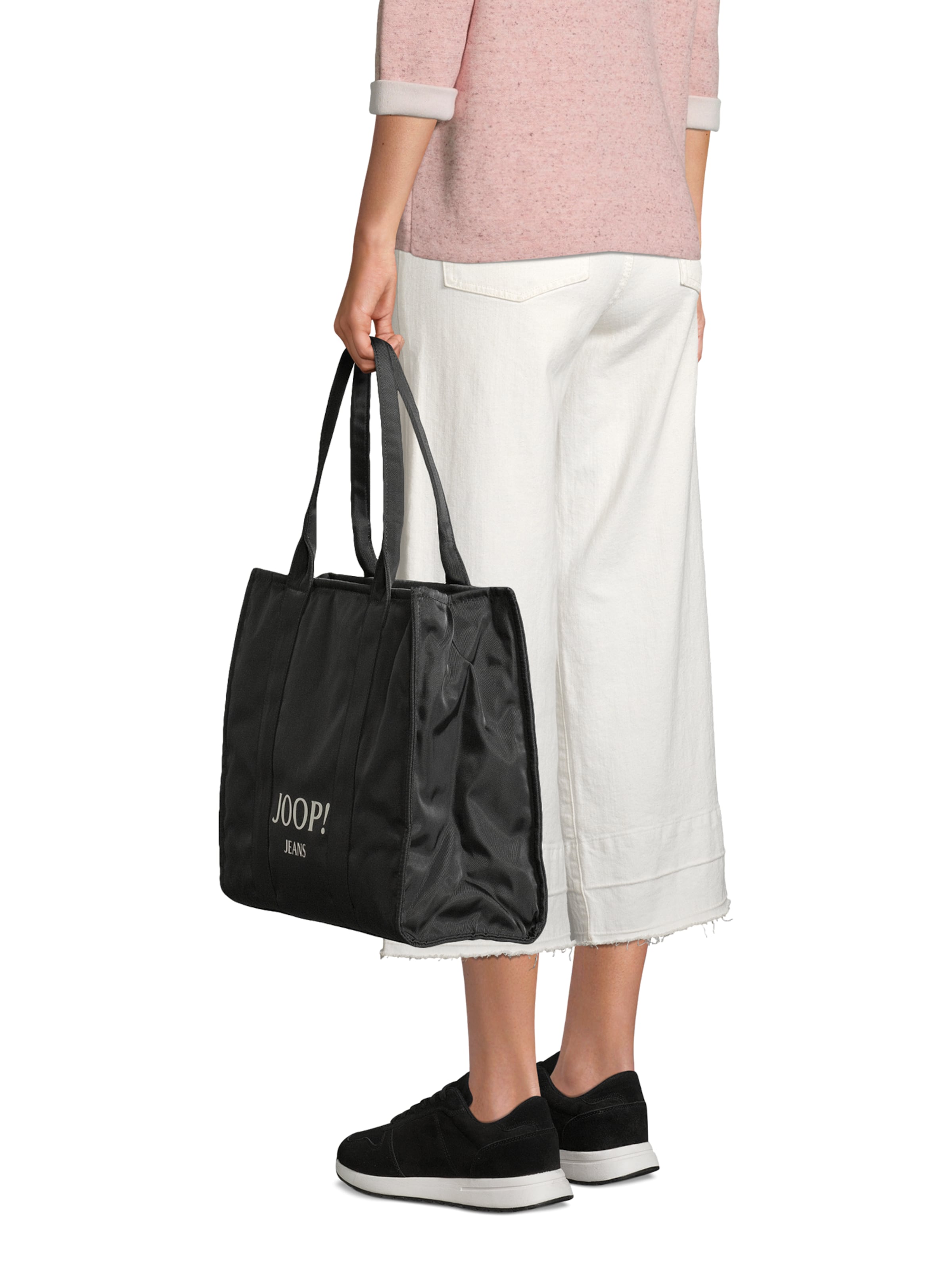 juoda JOOP! Jeans Pirkinių krepšys 'Aurelia': priekis