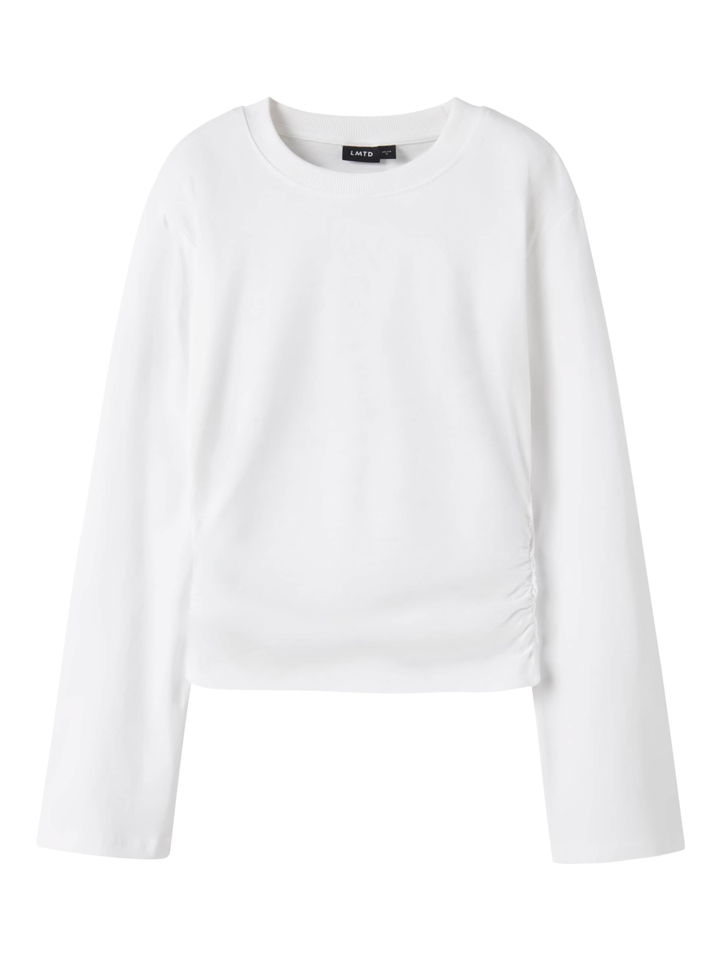 LMTD Shirt in Wit: voorkant
