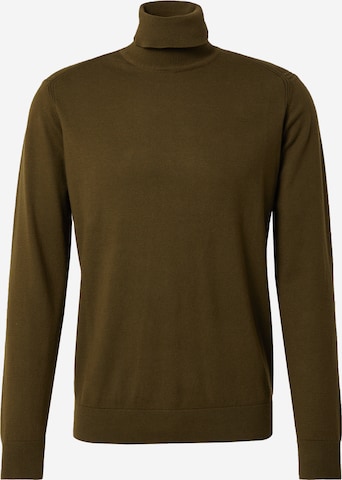 INDICODE JEANS Sweater 'Burns' in Green: front