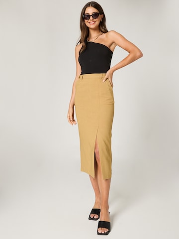 Guido Maria Kretschmer Women Skirt 'Edina' in Beige