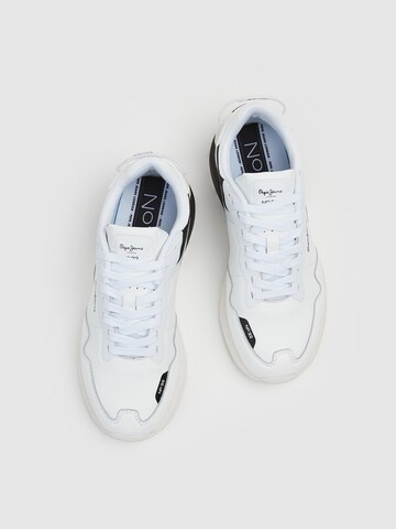 Pepe Jeans Sneaker 'Nº22 22 BASS' in Weiß