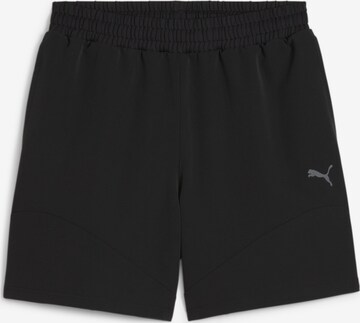 Regular Pantalon de sport 'STUDIO' PUMA en noir : devant