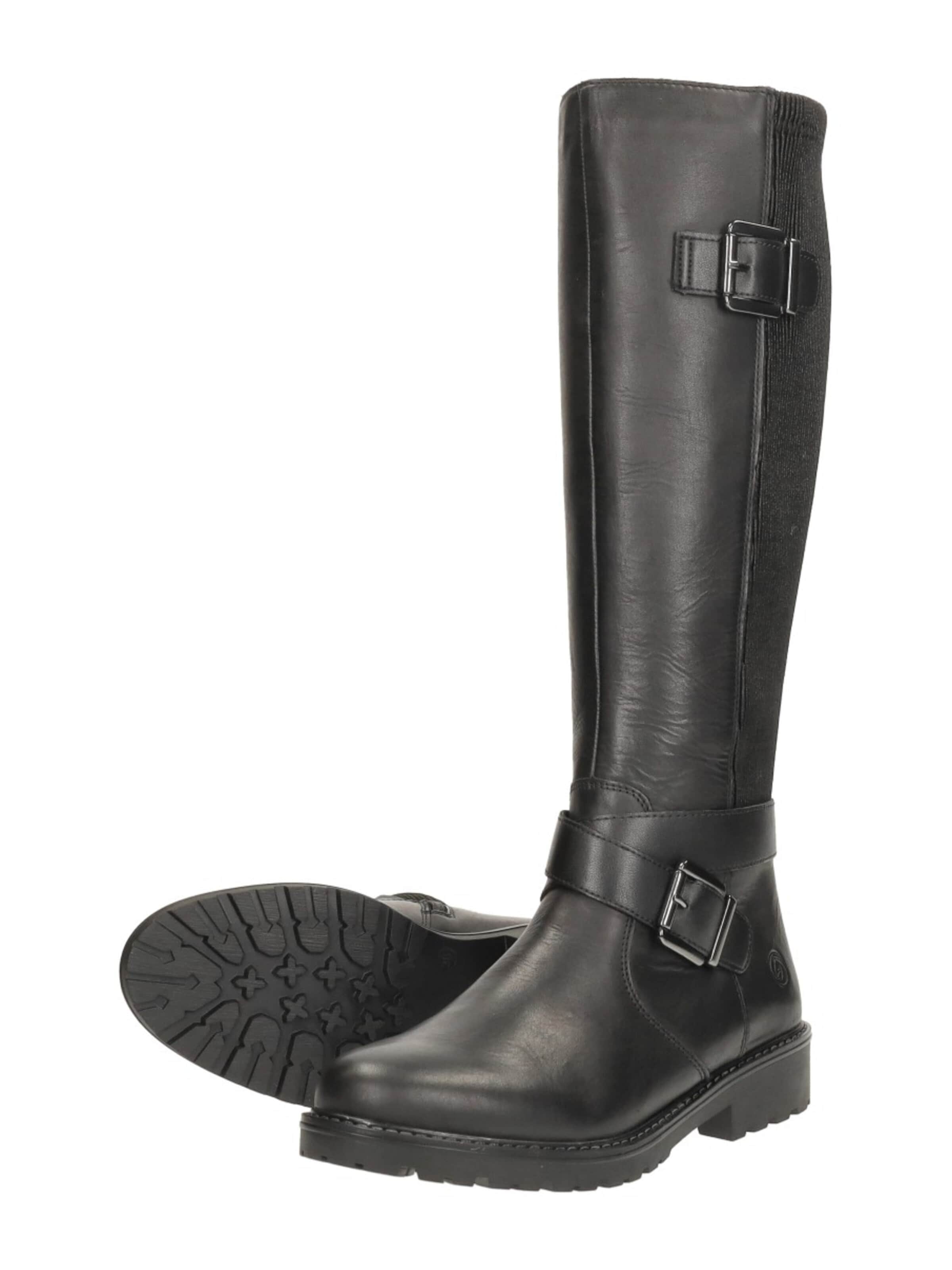 REMONTE Boots 'Lange Laarzen' in Zwart