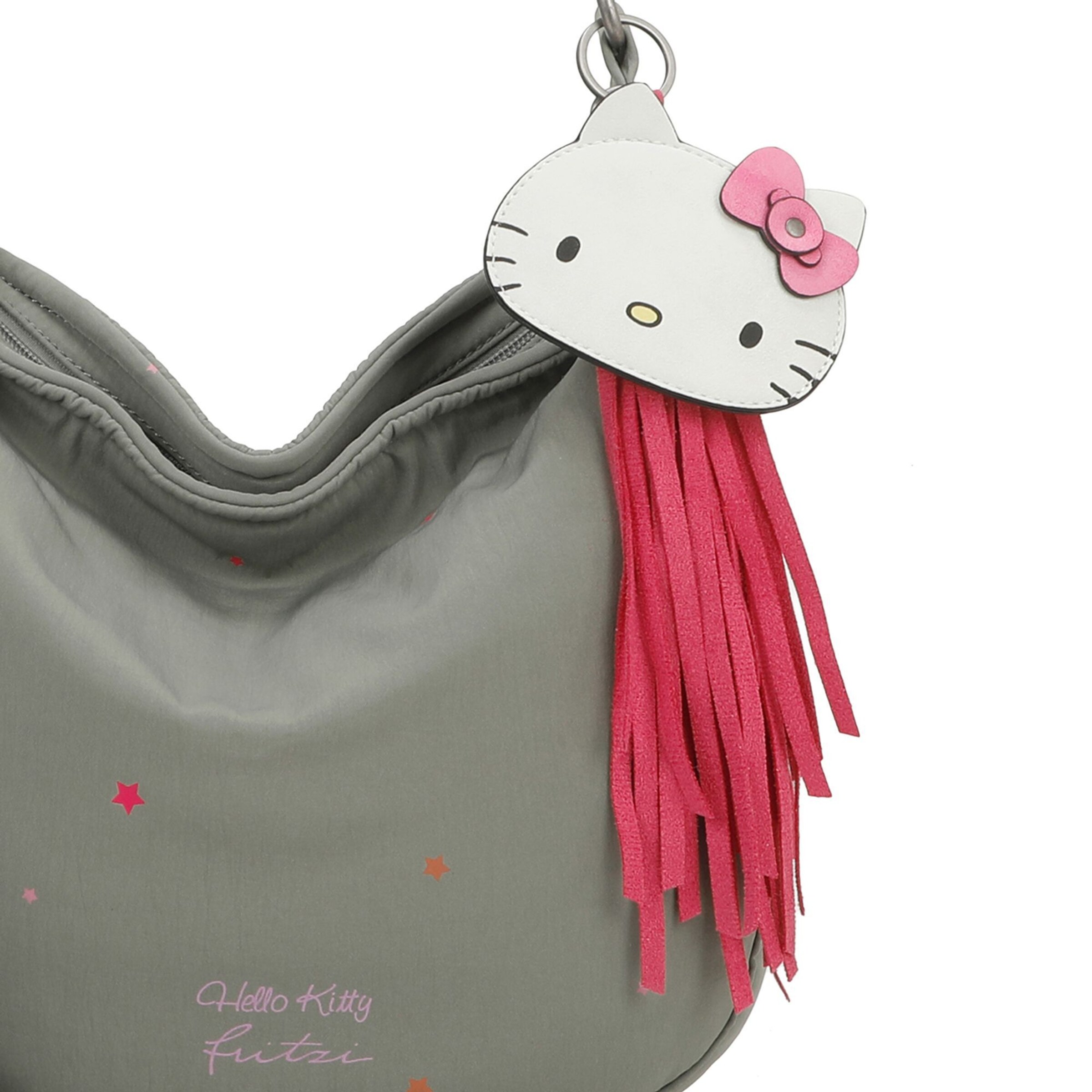 Fritzi aus Preußen Shoulder bag 'Hello Kitty' in Green