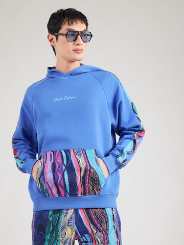 Carlo Colucci Sweatshirt in Blau: Vorderseite