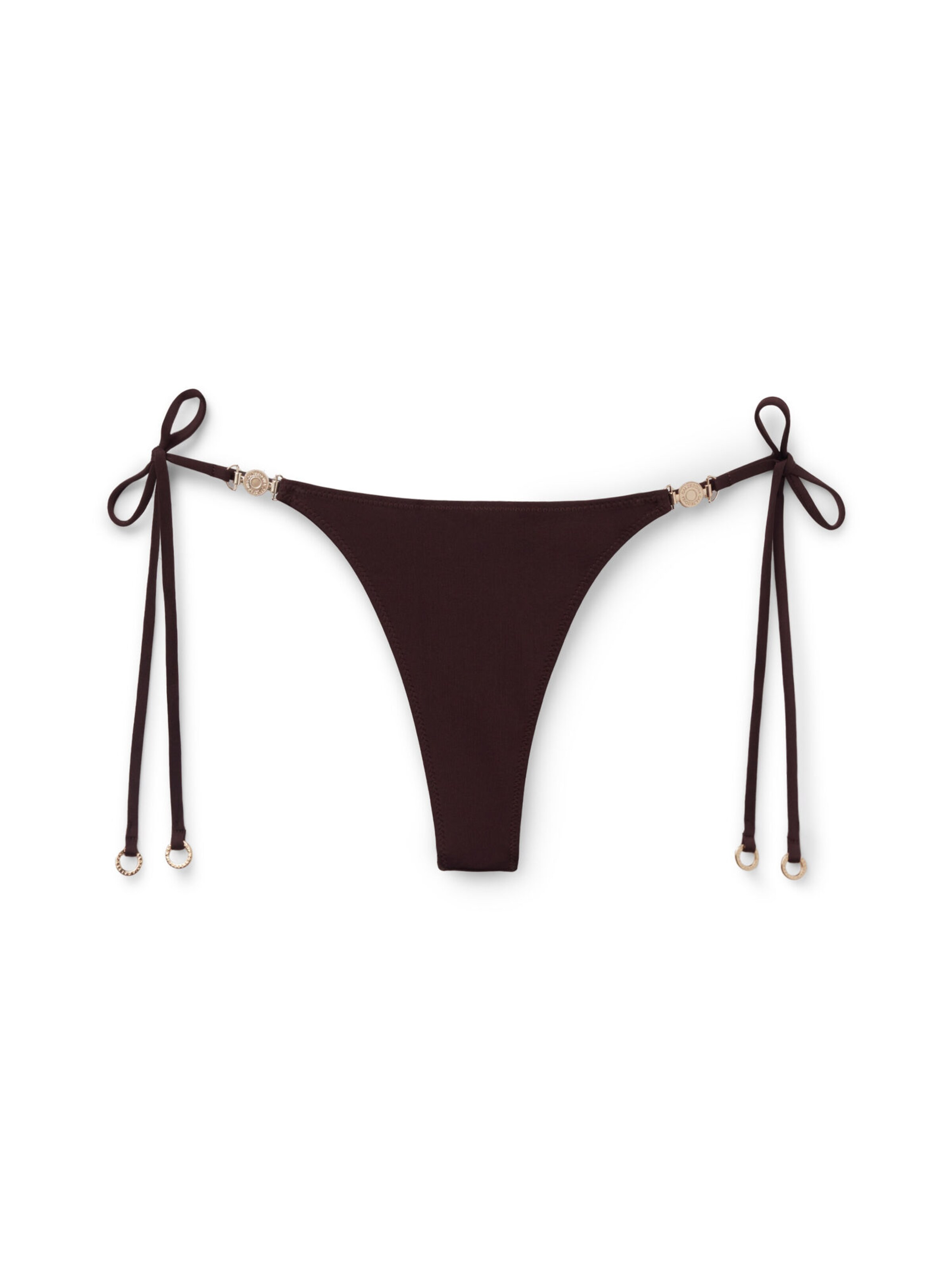 CALZEDONIA Bikini Bottoms in Brown: front
