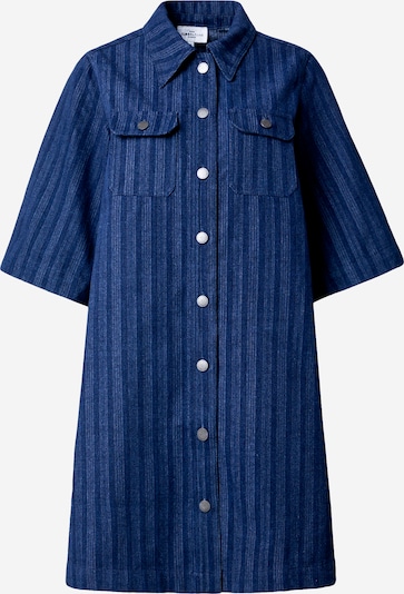 Rochie tip bluză 'Mira' Global Funk pe albastru închis, Vizualizare produs