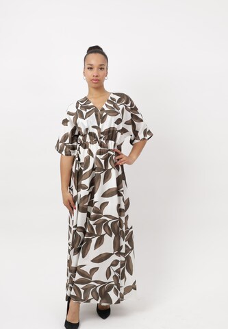 Elara Dress in Brown