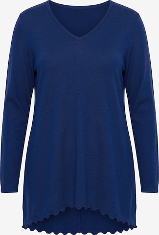MIAMODA Pullover in Blau: Vorderseite