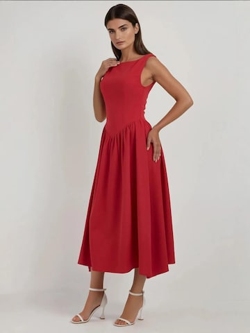 Hiccup Kleid in Rot: Vorderseite