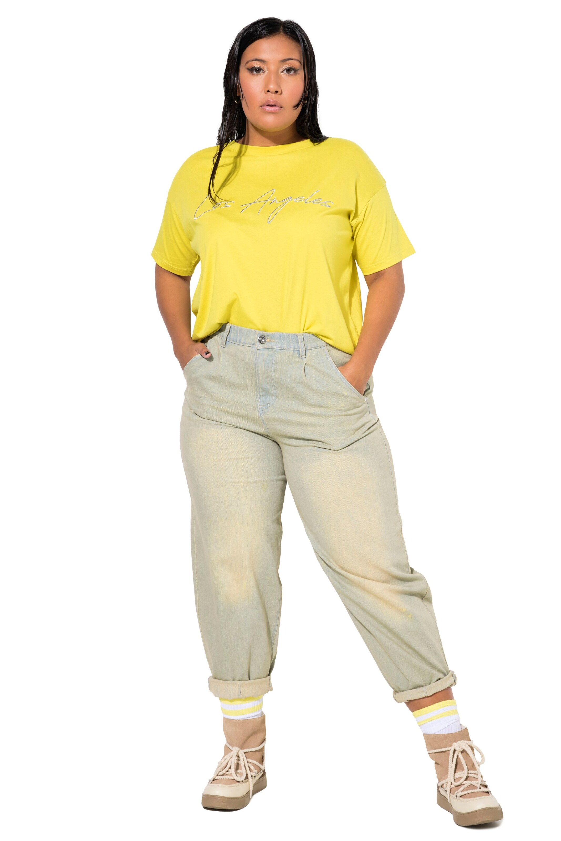 Studio Untold Tapered Jeans in Blau