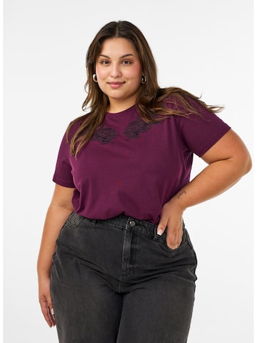 Zizzi Shirt in Lila