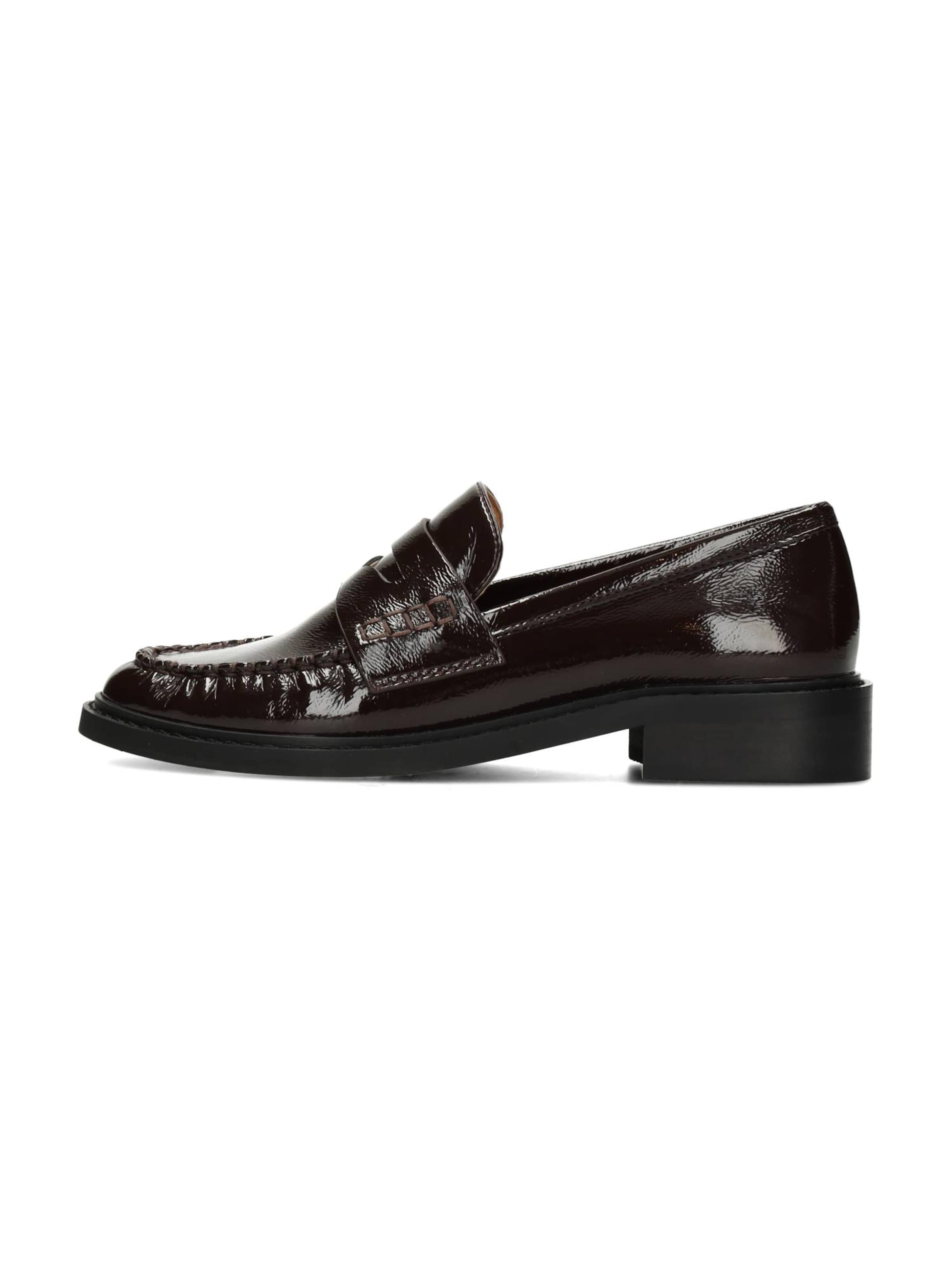 Mocassin 'Bella' POSH by Poelman en noir : devant