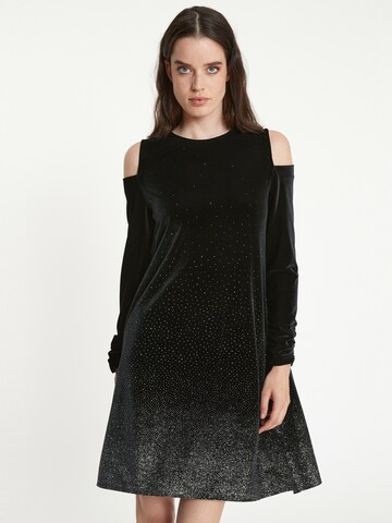 Ana Alcazar Kleid ' Taheli ' in Schwarz: Vorderseite