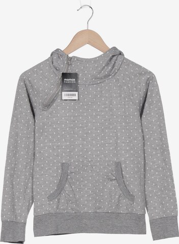 ONLY Sweatshirt & Zip-Up Hoodie in S in Grey: front