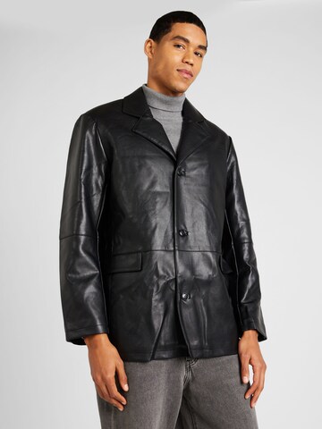 TOPMAN Between-Season Jacket in Black: front