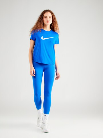 NIKETehnička sportska majica 'ONE SWSH HBR' - plava boja