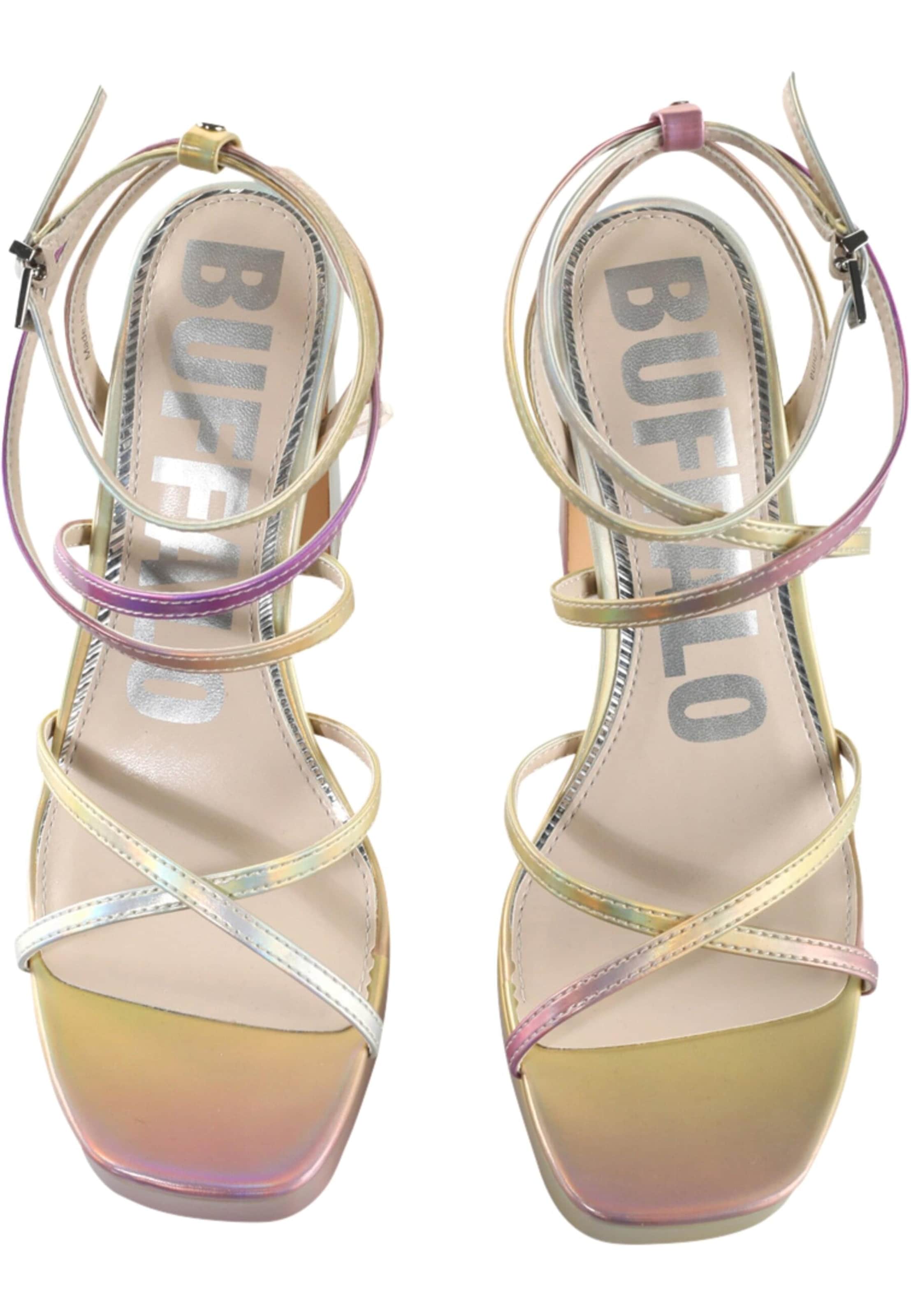 BUFFALO Strap sandal 'June' in Gold